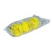 Soft-Tennisballen geel 3 stuk in zak 68mm