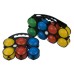 Jeu de boules 8 bals Kunststof in houder
