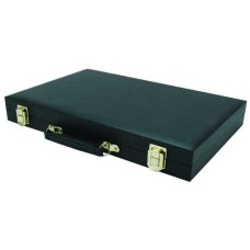 Backgammonkoffer 46 cm. Zwart Effen
* levertijd onbekend *