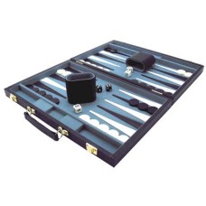Backgammonkoffer 46 cm. Zwart Effen
* levertijd onbekend *