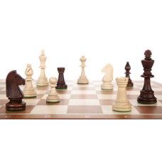 Schaakcasset.Tournam.6 mah/essen.53x26cm