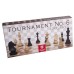 Schaakcasset.Tournam.6 mah/essen.53x26cm