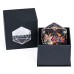 Dobbelsteen D20 Liquid Glitter 55mm.doos Dobbelsteen D20 Liquid Glitter 55mm.doos