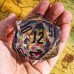 Dobbelsteen D20 Liquid Glitter 55mm.doos Dobbelsteen D20 Liquid Glitter 55mm.doos