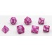 Dobbelstenen Roze Parelmoer 7 set Brick
