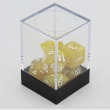 Dobbelstenen Goud Parelmoer 7 set Brick