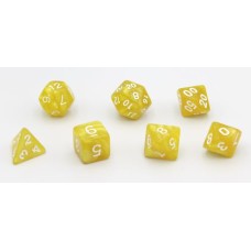 Dobbelstenen Goud Parelmoer 7 set Brick