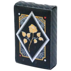 Speelkaarten Zwart Gouden Roos 100%