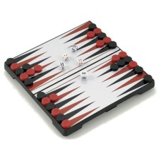 Vinyl backgammon koffers