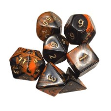 Dobbelstenen Jumbo Oblivion Oranje/zwart 7 set
* Verwacht week 30 *