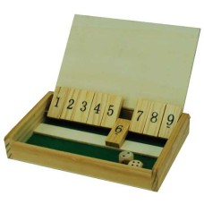 Shut the Box Mini hout13x8 cm.m.deksel HOT