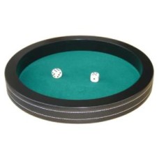 Dobbelpiste 30 cm.zw.MDF/gr.velours HOT