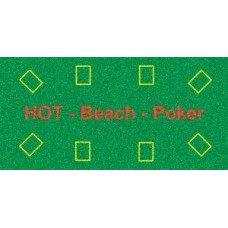 Poker Beach Badlaken groen 140x70 cm