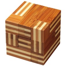 Puzzel Soma Kubus bamboe