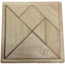 Tangram Rubberwood blank 12cm.+208 V.HOT