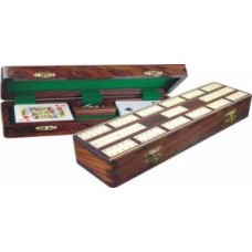 Cribbage-set Ingelegd Acacia-hout 30 cm. Cribbage-set Ingelegd Acacia-hout 30 cm.