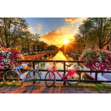 Wooden puzzle Bicycles of Amsterdam XL