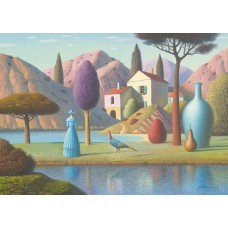 Puzzel Lady in Blue 1000 Heye 30043