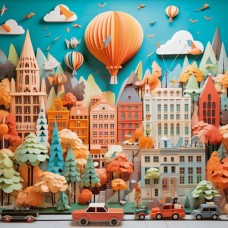 Puz. Townscape 1000 vierk. Heye 30072 NEW
* levertijd onbekend *